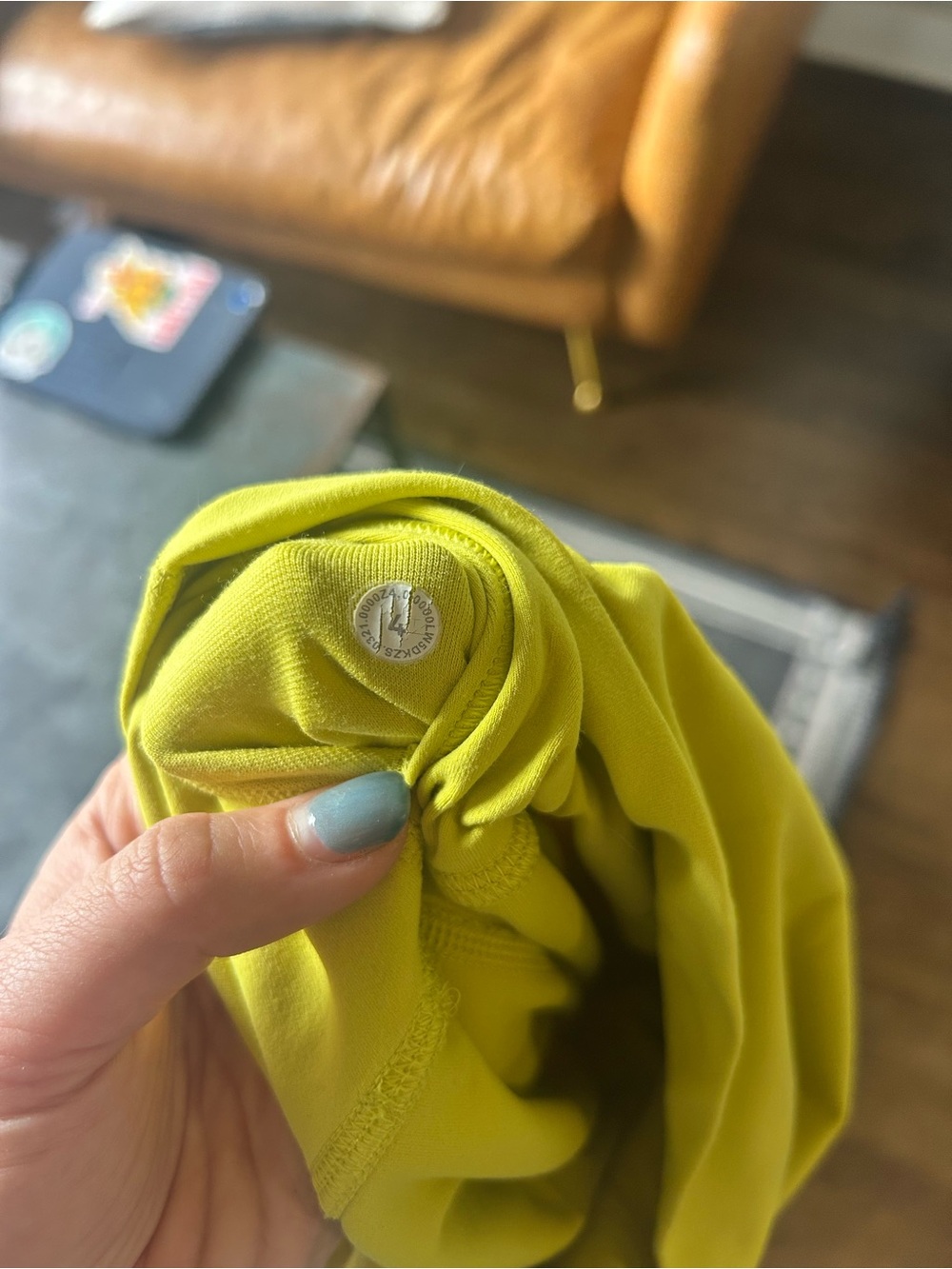 Lululemon Align High Rise Pants, 28” Yellow Serpentine | Women’s 4 - Picture 5 of 8